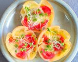 餃子の皮で焼きカプレーゼ作り方6写真