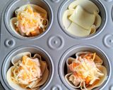 餃子の皮で餅明太チーズ焼き作り方6写真