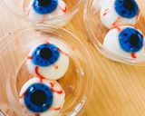 ハロウィン♪目玉ゼリー【血眼ミルク味】作り方10写真