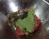 青汁グリーンハンバーグ作り方1写真