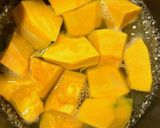 10分で染み込むかぼちゃとこんにゃく煮物作り方1写真