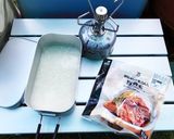 メンスティンで角煮の炊き込みご飯作り方1写真