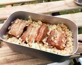 メンスティンで角煮の炊き込みご飯作り方4写真