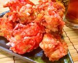 インパクト大！我が家自慢の紅生姜唐揚げ♡作り方12写真
