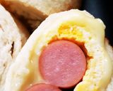 ウインナーと卵チーズポットロール作り方5写真