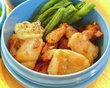 唐揚げスペシャル！^_^ タロの弁当36作り方1写真
