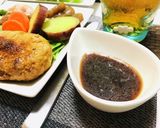 夕飯献立ハンバーグプレート・バランスご飯作り方6写真