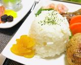 夕飯献立ハンバーグプレート・バランスご飯作り方7写真