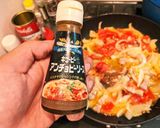 摘みたてバジルとトマトソースパスタ作り方4写真