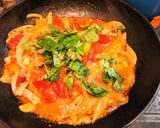 摘みたてバジルとトマトソースパスタ作り方5写真