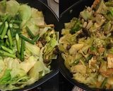 厚揚げとキャベツのにんにく胡麻だれ炒め作り方5写真