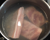 豚バラ肉と舞茸の柚子胡椒・塩みぞれ煮作り方1写真