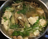 豚バラ肉と舞茸の柚子胡椒・塩みぞれ煮作り方5写真