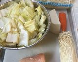 簡単！鍋風中華丼作り方1写真