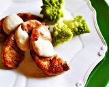 醤油麹チーズソースをのせて椎茸の焼いたん作り方9写真