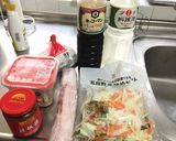 辛味噌味の野菜炒め!(^^)!作り方1写真