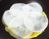 簡単！餃子の皮でチヂミ風薄焼き玉子作り方7写真
