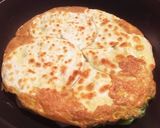 簡単！餃子の皮でチヂミ風薄焼き玉子作り方8写真
