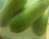 ミニきゅうりの塩レモン水漬け作り方4写真