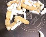 ロールイカ、薄揚げ、水菜のチリマヨ作り方2写真
