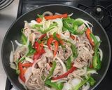 豚野菜黄金の味炒め作り方2写真