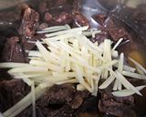 鯨のすじ肉で大和煮作り方2写真