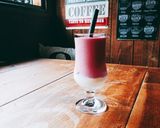 おうちカフェ★ラズベリーバナナジュース作り方4写真