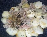 里芋のにんにく炒め作り方4写真