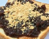 甘い小豆に塩きな粉トースト作り方12写真
