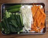 野菜の豚肉巻き作り方1写真