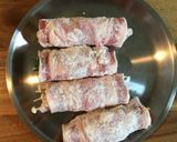 野菜の豚肉巻き作り方3写真