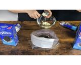 巨大オレオチーズケーキ作り方2写真