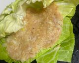 炊飯器でキャベツと鶏ひき肉のミルフィーユ作り方3写真