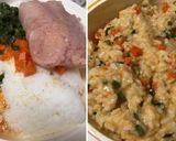 手づかみ離乳食♡オムライスおやき作り方3写真