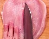 ムネ肉のクリームチーズ焼き作り方1写真