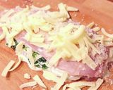ムネ肉のクリームチーズ焼き作り方5写真