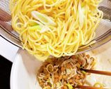 和えるだけ！納豆しらすパスタ作り方3写真