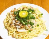 和えるだけ！納豆しらすパスタ作り方4写真