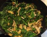油揚げと空芯菜のピリ辛胡麻だれ炒め作り方5写真