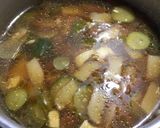 きゅうりと豆腐の黒酢スープ作り方4写真