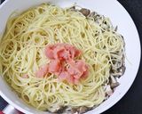 簡単★ランチに♪舞茸のたらこスパゲティー作り方3写真
