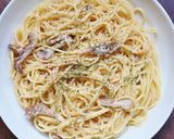 簡単★ランチに♪舞茸のたらこスパゲティー作り方4写真