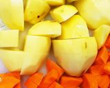 フライパンで簡単♪牛肉こま×2倍カレー作り方1写真