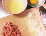 朝簡単に！ナシゴレン風チャーハン作り方1写真