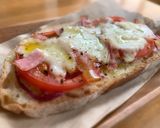 フレッシュトマトとチーズのトースト作り方4写真