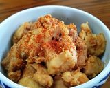 秋鮭白子のにんにく味噌。作り方7写真