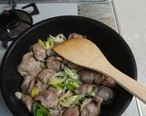 砂肝とねぎの炒めもの作り方4写真