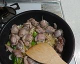 砂肝とねぎの炒めもの作り方5写真