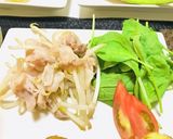秋です。栗の季節♬豚肉もやしの夕飯献立作り方3写真