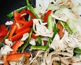 トマト缶＆プチトマトソースの野菜パスタ作り方2写真